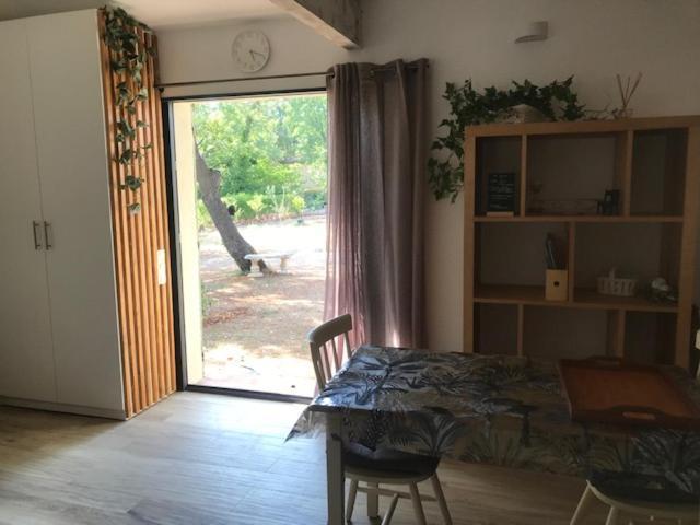 La Brindille Petit Mas Provencal Meuble De Tourisme 3 Etoiles 2-3 Personnes 1 Piece 30 M2 Tout Confort Lisiere Foret Jardin Jacuzzi Piscine Saint-Paul-en-Foret Luaran gambar